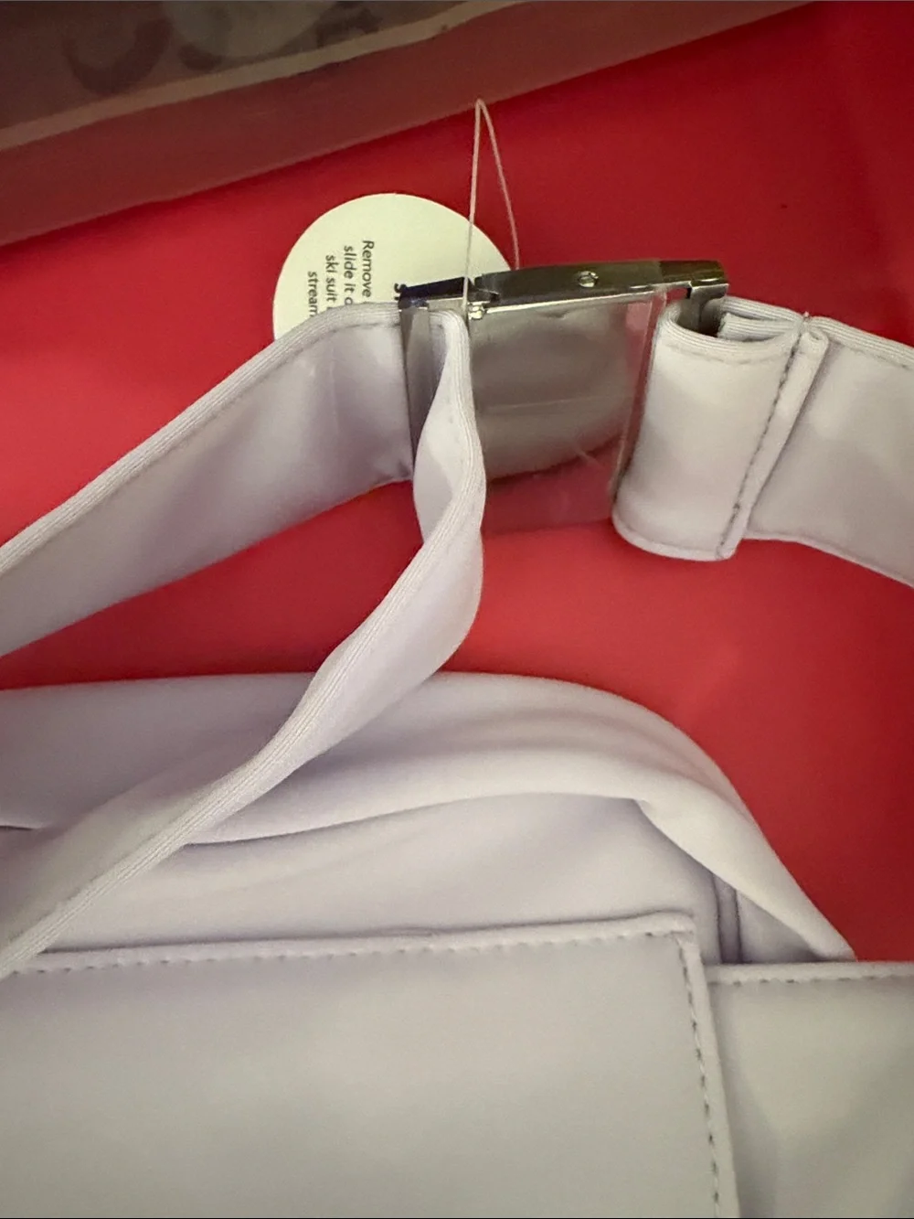 Sunday ski Quilted Lavender Crossbody Belt Bag